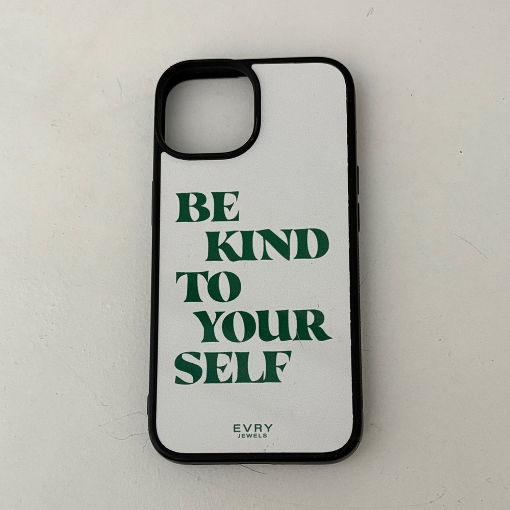 Green and White Phone Case